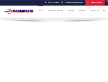Tablet Screenshot of manchesterradiator.com